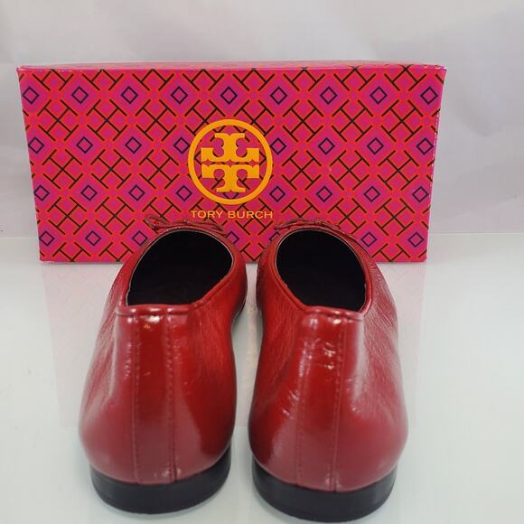 NWT$325 Tory Burch Cap Toe Ballet Flats in Brick Lane/Coco color Sz 7.5 - Picture 9 of 16